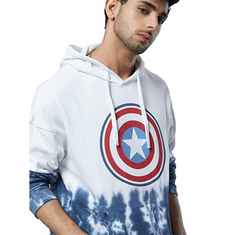 Captain America: Shield Tie Dye Mens and Boys Hoodies